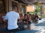 In the beginning of the day: Breathing and Yoga exercises